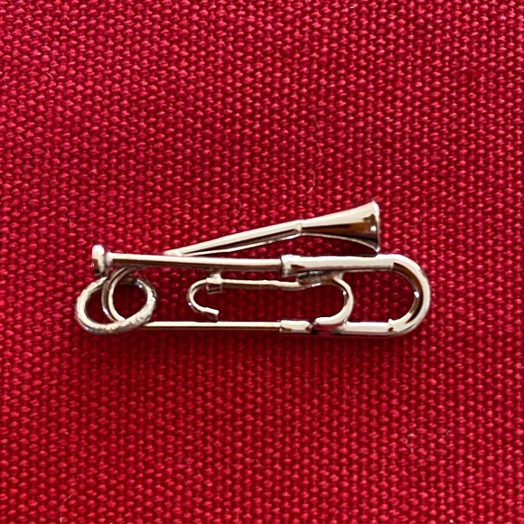 VTG I JMF I Sterling Trombone Horn Charm - Picture 1 of 14